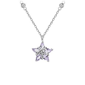 Star Pendant Necklace | S999 Silver Geometric
